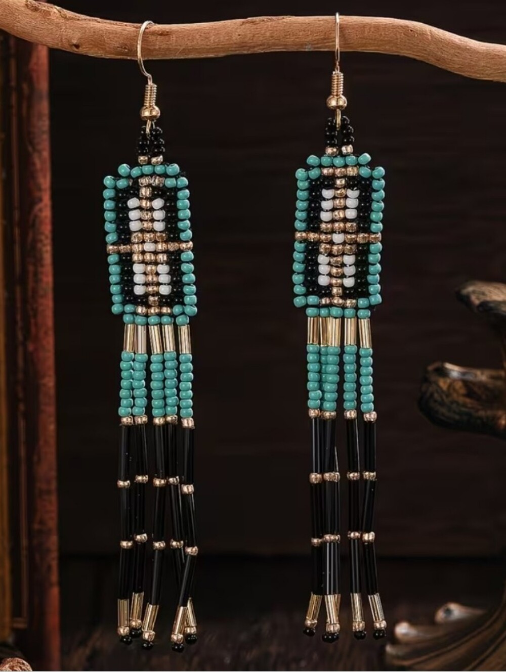 Bohemian Beaded  Earrings